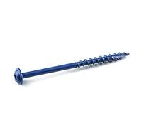Kreg Blue-Kote SML-C250B-250 - Viti con foro tascabile, resistenti alle intemperie, 6,3 cm, 8 a testa grossa, 250 pezzi