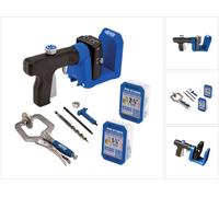 KREG Pocket Hole Jig 520 PRO Dima di foratura ( KPHJ520PRO ) + Punte a gradino + Punta + Viti + Morsetto