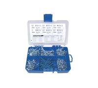 Kreg Set di viti per legno per collegamenti Pocket Hole, set da 260 pezzi, viti filettate grossolane e sottili, set di conoscenze