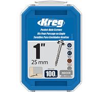 Kreg sml-c1 - 100 Pocket screws - 2,5 cm, # 8 Coarse, washer-head, 100 ct