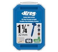 Kreg SML-C125B-100 Blue-Kote WR - Viti tascabili, 1-1/4", confezione da 100