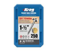 KREG SML-C150-250-EUR KREG Tasca Foro Viti - 38mm/3.8cm x 8 Grezzo, Rondella