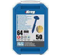 Kreg SML-C250B-50-EUR Rivestimento Blu Wr Tasca Foro Viti - 64mm/6.3cm x 8 C