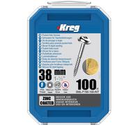 KREG Tasca Viti - 38mm/1-1 / 2″ #7 Fine Washer-Head 100 Set SML-F150-100-EUR
