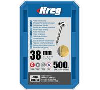 KREG Tasca Viti - 38mm/1-1 / 2″ #8 Grosso Washer-Head 500 Set SML-C150-500-EUR