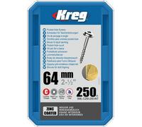 KREG Tasca Viti - 64mm/2-1 / 2″ #8 Zigrinato Washer-Head 250pk SML-C250-250-EUR