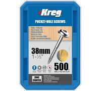 KREG Tascabili Viti - 38mm, #7 Fine, Washer-Head, 500ct SML-F150-500-EUR