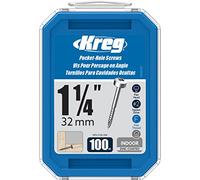 Kreg - Viti con foro tascabile # 6, 1-1/4", Panhead, fine, (100)