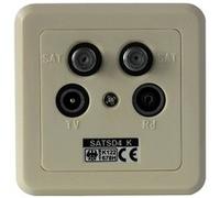Kreiling 10175 SAT SD 4k / Class A - 2x SAT + TV + Radio - White