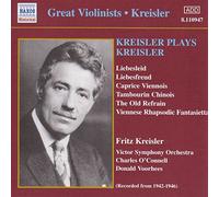 Victor Symphony Orche Kreisler Plays Kreisler (Victor So, O'connell, Voorh (CD)