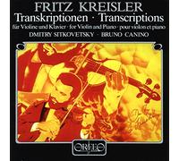 Kreisler Fritz - Transcriptions For Violin & Piano