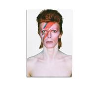 Krem Poster artistico da parete con David Bowie, regalo per amici, camera da letto, soggiorno, decorazione estetica moderna, 40 x 60 cm, senza cornice