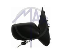 Kremer MFD140-R Retrovisore a Cavi, Specchio Convesso Argentato, Nero