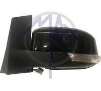 Kremer MFD227-L Retrovisore Elettrico, Specchio Asferico Cromato Termico, Nero