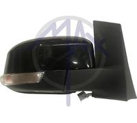 Kremer MFD227-R Retrovisore Elettrico, Specchio Convesso Cromato Termico, Nero