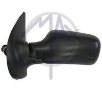 Kremer MFT132-L Retrovisore a Cavi, Specchio Piano Cromato 5 Porte, Nero