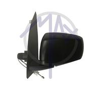 Kremer MFT174-L Retrovisore a Cavi, Specchio Convesso Cromato, Nero