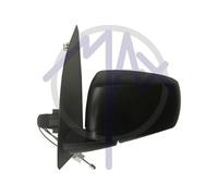 Kremer MFT174-L Retrovisore a Cavi, Specchio Convesso Cromato, Nero