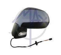 Kremer MPG143-L Retrovisore Elettrico con Primer, Specchio Convesso Cromato Termico 9 Pin