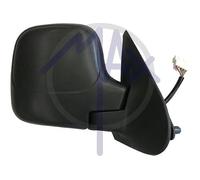 Kremer MPG801-R Retrovisore Elettrico, Specchio Convesso Cromato Termico, Nero