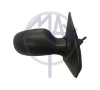 Kremer MRN120-R Retrovisore a Cavi, Specchio Convesso Cromato, Nero