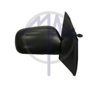 Kremer MTT104-R Retrovisore a Cavi, Specchio Convesso Cromato, Nero