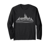 Kreml Arte lineare Russia Lover Maglia a Manica