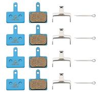 KREMORV 4 Coppie Pastiglie Freno per Bicicletta, Pastiglie Freno a Disco per Shimano B01S B03S B05S Tektro E10.11
