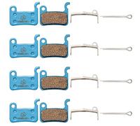 KREMORV Pastiglie Freno Bici a Disco per Shimano Deore XT XTR LX SLX Hone Alfine Saint 4 paia Pastiglie Freno Shimano A01S M06 M07 M07Ti M07S Ashima APV PCB TRP Dash