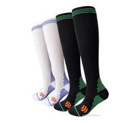 Kreori Calze compressive per donna e uomo,calze riposanti,calze compressive,calze compressive per sport,voli,corsa,viaggi, gravidanza,infermieri,15-20mmHg