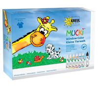 KREUL 10009908 24451 Mucki Window Colour, Multicoloured, 10-teiliges Set Multico