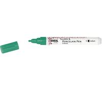 Kreul, 16409, Hobby Line, pennarello per porcellana brillante, 2 mm-4 mm, verde francese