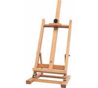 Kreul 17101-Cavalletto da Tavolo Solo Goya in Legno Massiccio di faggio, Completamente assemblato, per Un Quadro Alto Fino, Regolabile in Altezza e inclinazione, Colore Wood, 50 cm, 17101