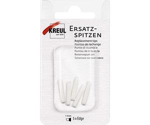 KREUL 17984 - Punte di ricambio Edge, 5 pezzi, larghezza linea da 1 a 4 mm, per KREUL Triton Acrylic Marker edge, Solo Goya Masking Marker medium, Glass & PorcelainPen Classic calligrafia