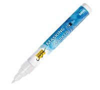 KREUL 18160 - Solo Goya Masking Marker Pennarello a punta fine Larghezza della linea 1 - 2 mm Gomma per mascherare rimovibile a forma di pennarello, linee precise con contorni netti