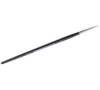 KREUL 200500 - Pennelli per artisti Solo Goya Goldhair Synthetics, tondi, misura 0, con rifinitura in fibre sintetiche dorate, adatti a tutte le tecniche