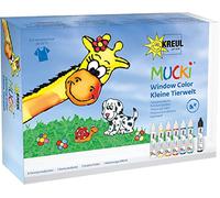 KREUL 10009908 24451 Mucki Window Colour, Multicoloured, 10-teiliges Set Multico