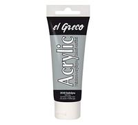 Kreul 28340 - El Greco Acrylic, tubetto da 75 ml, colore acrilico altamente pigmentato, lucido di qualità professionale, verniciabile, per pittura pastosa.