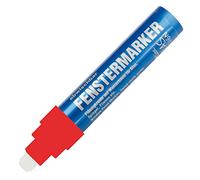 Kreul 42905 - Hobby Line Design in vetro finestra Marker, 15 mm, rosso