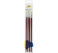 Kreul 44240-Set Artista Solo Goya in setola, per la Pittura Professionale con Colori ad Olio, 4 pennelli Piatti nelle Misure, Multicolor, 2, 6, 8 und 10