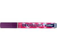 Kreul 46175 - Hobby Line Decopen Glitter, 1-3 mm, colore viola