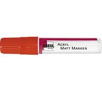 Kreul 46214 - Acrilico Opaco Pennarello con Punta a scalpello, XXL, 15 mm, Rosso