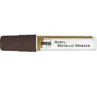 Kreul 46253 - Acrilico Metallizzato Pennarello con Punta a scalpello, XXL, 15 mm, Rame