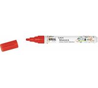 KREUL 47012 - Pastello medio rosso lacca con punta tonda, larghezza linea 2-4 mm per disegnare, etichettare e decorare piccoli e originali regali, biglietti, ecc.