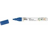 KREUL 47013 - Pastello a vernice blu medio, con punta a proiettile, larghezza del tratto 2-4 mm, per disegnare, etichettare e decorare piccoli e originali regali, biglietti, ecc.