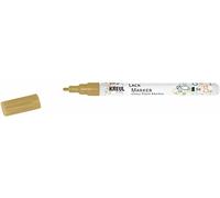 KREUL 47220 - Penna a vernice fine Oro, con punta a proiettile, larghezza del tratto 1-2 mm, per disegnare, etichettare e decorare piccoli e originali regali, biglietti e molto altro.
