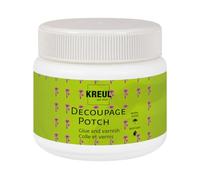 KREUL 48251 - Art Potch Decoupage Vernice satinata a base d'acqua per decoupage barattolo da 150 ml Si asciuga rapidamente e diventa trasparente