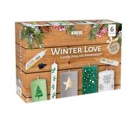 C. Kreul Penna per candele 49759 Winter Love - Set di 6 x 29 ml, colori con cera d'api
