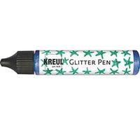 Kreul 49843 - Glitter Pen Blu, Vernice Effetto Glitter in Una Pratica Penna da 29 ml, per abbellire, etichettare e Decorare Una varietà di Materiali, a Base d'Acqua