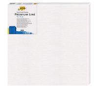 Kreul 507070-Tela Solo Goya Linea Premium, Tesa 70 x 70 cm di qualità Superiore, Tela di Cotone 4 Volte primerizzata, per Colori a Olio, acrilici e Gouache, White